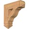 Ekena Millwork Funston Arts & Crafts Smooth Bracket, Western Red Cedar, 5 1/2"W x 22"D x 22"H BKT06X22X22FST03SWR - alternate 1